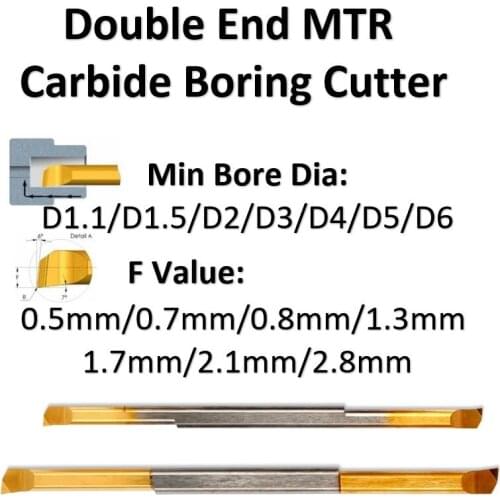 Doulbe End MTR Whole Set Lathe Machine Hole Turning Tool Carbide Boring Cutter