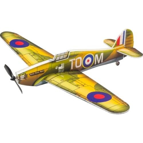DW HOBBY New Foam PP Magic Board Micro Indoor Airplane 420mm Hurricane MK.I Lightest plane KIT RC airplane RC MODEL HOBBY TOY