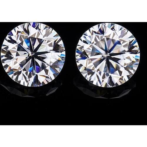 EF Super White 6.5mm Round Brilliant Cut 1ct Ideal Size Moissanite Bead loose Moissanite Gems for Jewelry Setting