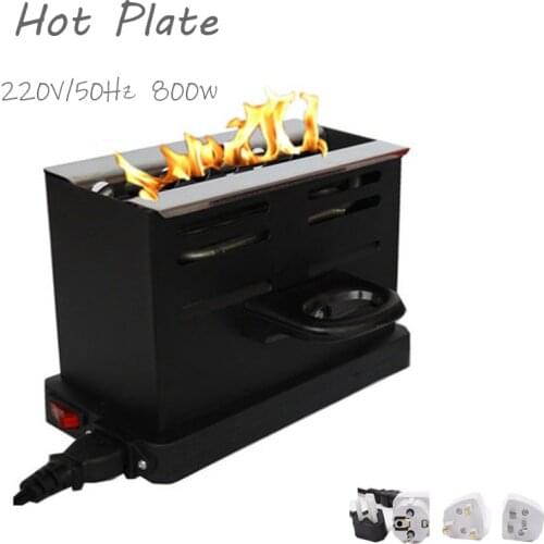 220V 800W Hot Sale Black Shisha Hookah Charcoal Stove Heater Coal Burner Hot Plate Chicha Narguile Accessories EU Plug
