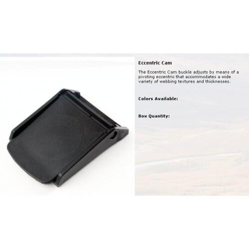 ITW Nexus Primo Standard Cam Black Eccentric Lever Buckle for 5CM belt