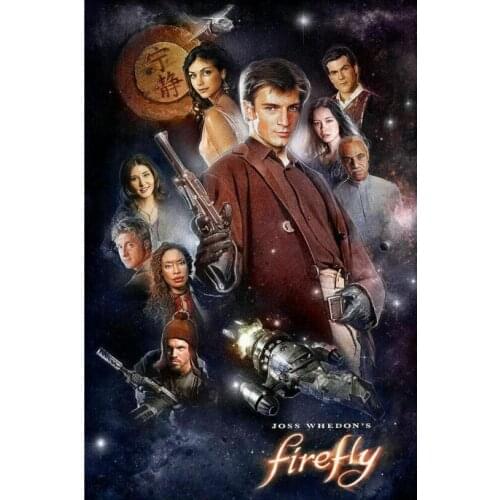 Firefly Classic TV Series Art Film Print Silk Poster Home Wall Decor 24x36inch