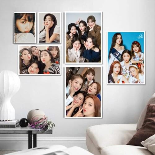 Red Velvet Poster KPOP Canvas Art Prints Painting Wall Picture For Living Girl Bedroom Room Home Decoration Fans Gift