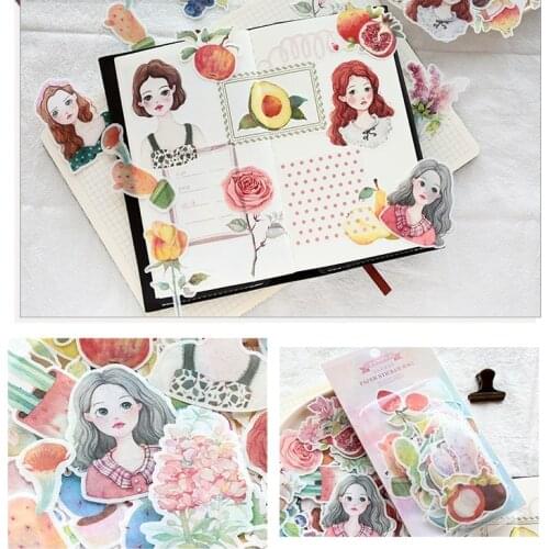 KSCRAFT 60pcs Watercolor Life Vellum Stickers for Scrapbooking Happy Planner/Card Making/Journaling Project