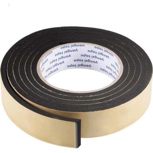 Uxcell Sealing Foam Tape 30mm Wide 5mm Thick 2m/6.56ft Long, EVA Self Adhesive Weather Strip for Window Door Insulation