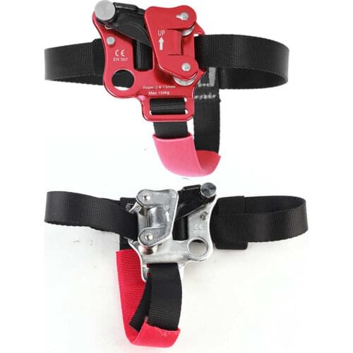 Climbing Left Right Foot Ascender Riser Outdoor Mountaineering Rock Climbing Tree Rigging Arborist Caving Safety Equipment