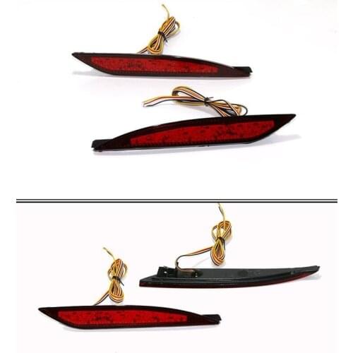 Osmrk LED warning light + brake light + turn signal rear bumper light reflector for Hyundai sonata 8 2011-2015