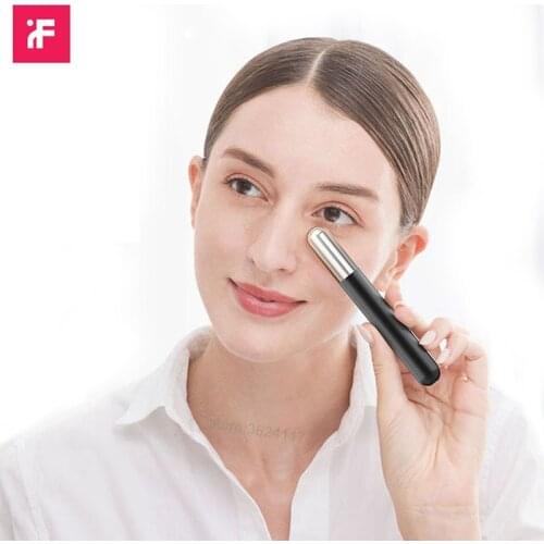 Negative ion Rechargeable Electric Heated Sonic Face Eye Massager Roller Stick To Eliminate Wrinkles And Tight