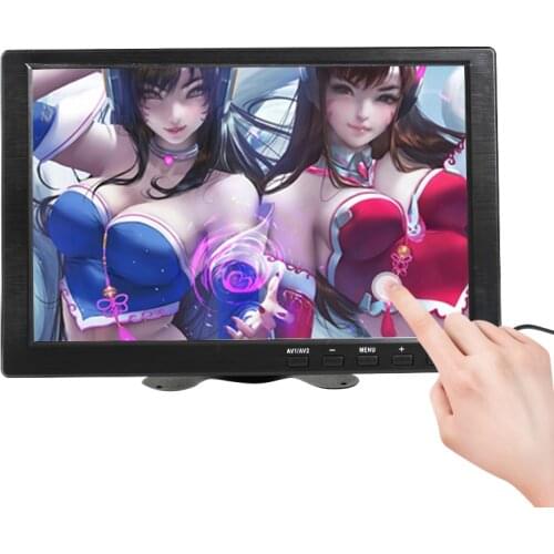 Portable 10.1 inch touch screen monitor IPS 1920x1200 small mini HD lcd display With BNC AV VGA HDMI USB gaming monitor pc