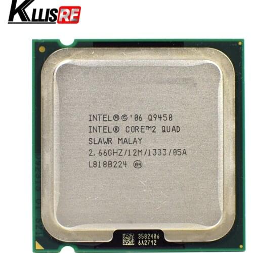 INTEL CORE 2 QUAD Q9450 Processor 2.66GHz 12MB FSB 1333 Desktop LGA 775 CPU