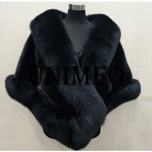 2019 Bridal Faux Fur Wraps Winter Wedding Coat Warm shawls Outerwear White Black Red Shrug Women Jacket Prom size 165*55 cm