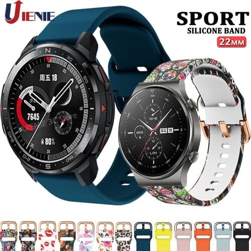 Silicone Strap Band for Huawe Gt 2 gt2 Pro / Honor Watch GS Pro Watchband Sport Bracelet Wristband Fashion Replacement Correa