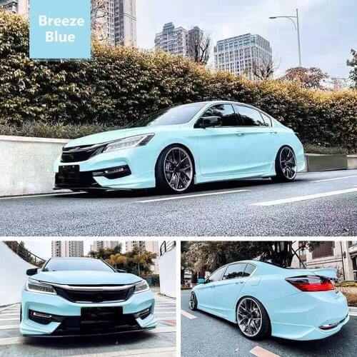 SUNICE Car Wrapping Vinyl DIY Auto Satin Vehicle Body Protection Film Bubble Free Car Interior Decoration Multi-Color Size