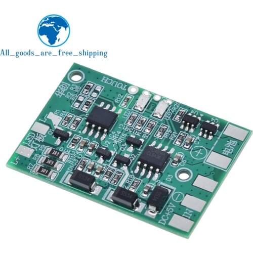 DC LED with charging protection TC4056 TP4056 touch dimming lamp control panel DIY repair general desk lamp circuit