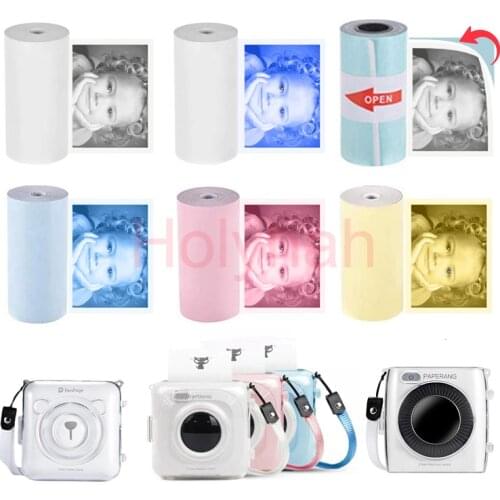 White Color Thermal Paper Label Paper Transparent Paper Protection Case for Peripage A6 Paperang P1 P1S P2 P2S Photo Printer