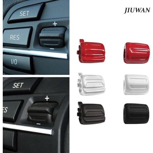 1 Pair Car Styling Steering Wheel Switch Buttons Multi-functional Button Replacement Accessories For BMW F02 F07 F10 2011-2017