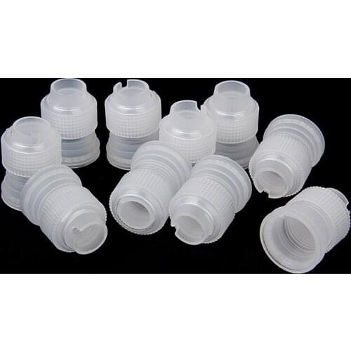 10Pcs/Lot Tinny Coupler Adaptor Icing Piping Nozzle Bag Set Cake Flower Pastry Tool Set Cake Decorating Tools