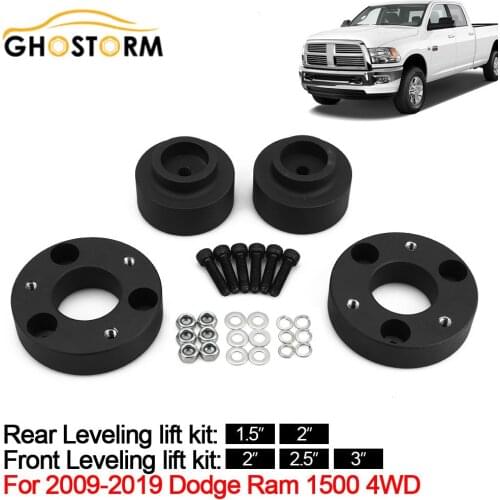 2009-2019 for Dodge Ram 1500 4WD front +rear Full Lift Kit Leveling Kit 2"/2.5"/3"Inch Front 2" Rear Leveling Kit