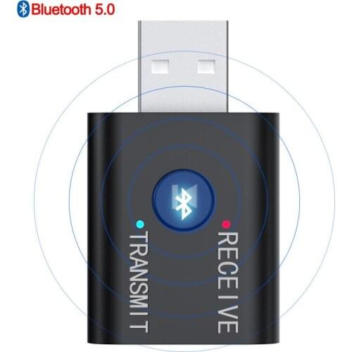 2021 USB Bluetooth-compatible 5.0 Adapter Transmitter Receiver Audio Wireless USB Adapter For Home Or Vehicle Music Sound Syste
