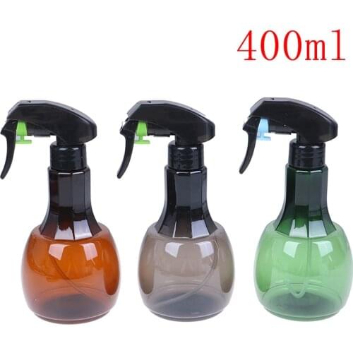 400ml Refillable Fine Mist Hairdressing Spray Bottle Atomizer Barber Empty Water Pro Salon Hairstyling Tool 3 Color