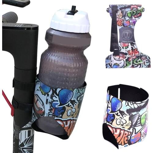 Electric bicycles accessories Cartoon Printed Electric Scooter MTB Road Bicycle Water Cup Bottle Holder Bag for electric cars