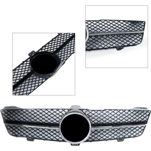 Car Grill Front Bumper Grille For Mercedes Benz 2008 2009 2010 2011 CLS-Class W219 CLS350 CLS500 Chrome Black ABS