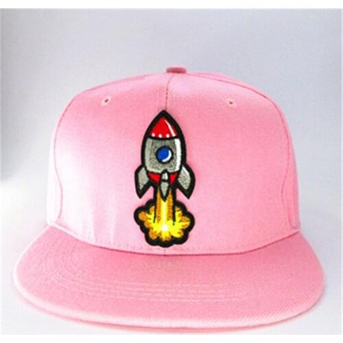Rocket embroidery Baseball Cap hip-hop cap Adjustable Snapback Hats for men and women 77