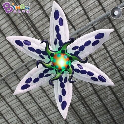 Customized 2m diameters big inflatable orchid / inflatable flower decoration toys