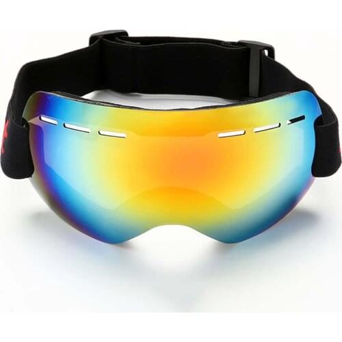 Large spherical outdoor ski goggles anti-fog and sand-proof for men and women adult mountaineering snow goggles