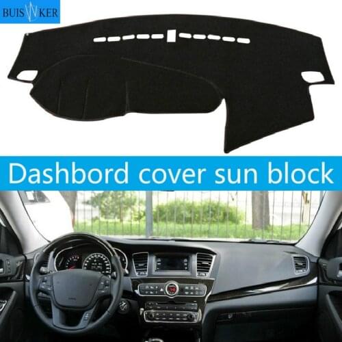 Dashboard Cover Sun Shade Non-slip Dash Mat Pad Carpet Car Stickers Accessories For Kia Cadenza K7 2010 2011 2012 2013 2014-2016