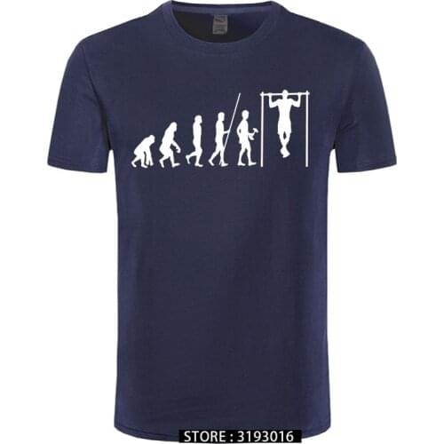 Calisthenics T Shirt Evolution Calisthenics T-Shirt 100 Cotton Cute Tee Shirt Male Short-Sleeve Graphic Beach Tshirt