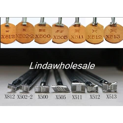 Leather carving printing tools X513/512/511/505/500/502-2/812,leather tools