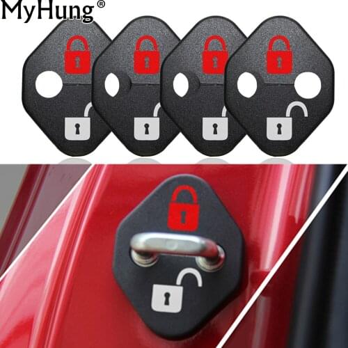 Car Door Lock Cover Protective For Toyota Camry 2012 Rav4 2013 2014 Vios 2008 Honda Accord Odyssey Ciimo Car DIY Lock Sticker