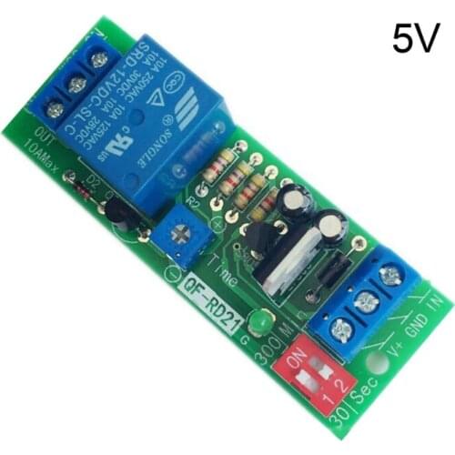 Timer Control Relay Module for Interruption Monitoring of Assembly Line Product Delay On/Off Timer Delay Switch Module