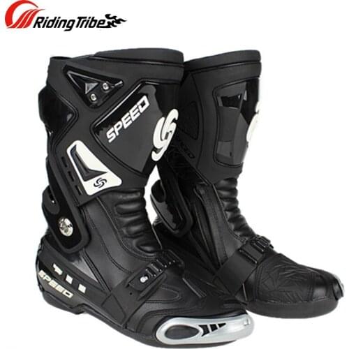 Motorcycle Shoe Riding Shoes Men Motocross Protector Boots Long Motocross Boots Moto Botas Protective shoes