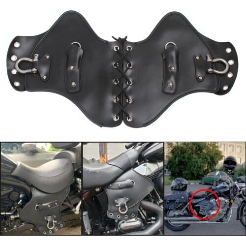 Motorcycle Black Universal Heat Saddle Shield Deflectors Raised Studs For Harley Touring Dyna Softail Sportster XL 883 Honda