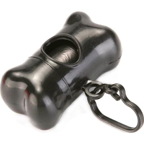 Pet Poop Bag Set Garbage Bag Carrier Holder Pet Dog Bone Shape Trash Bag Dispenser Storage Box Clean Up Waste Bag