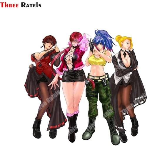 Three Ratels B221 Leona Heidern Shermie Vice And Mature Decals For Car Door Decoration Vinyl Luggage Skateboard Laptop Decals