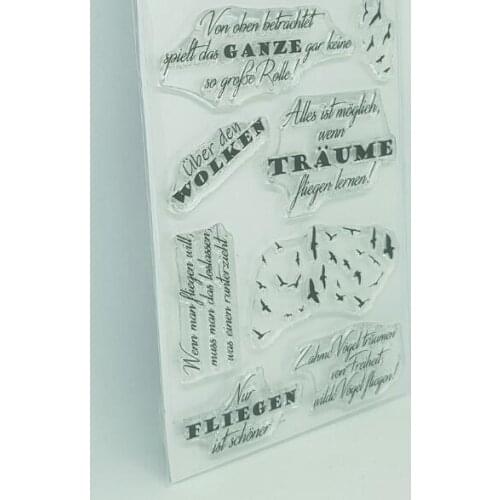 German Transparent Clear Stamp/Seal for DIY scrapbooking/photo album Decorative clear stamp A0531