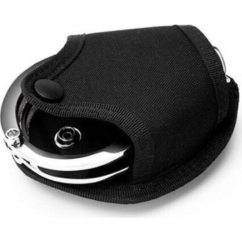 Hunting Bag Handcuff Pouch 1000D Nylon Handcuffs Police Pouch Tactical Outdoor Hunting Bag Key Holder Cuff Holder Simulation