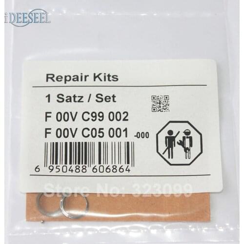 Gasket Seal F00VC99002 and Valve Steel Ball F00VC05001 injector shim F 00V C99 002 and Steel Ball F 00V C05 001 (10Pieces/lot))