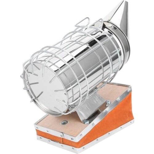 Reptiles Living Box Insect Box Beekeeping Smoker Cowhide Leather Stainless Steel With Protective Cover Bee Equipment Castle