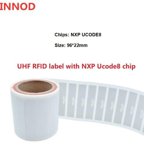 UHF RFID tag EPC 6C sticker Alien 9654 wet inlay 840-960MHZ Higgs3 free shipping adhesive passive RFID label wet inlay