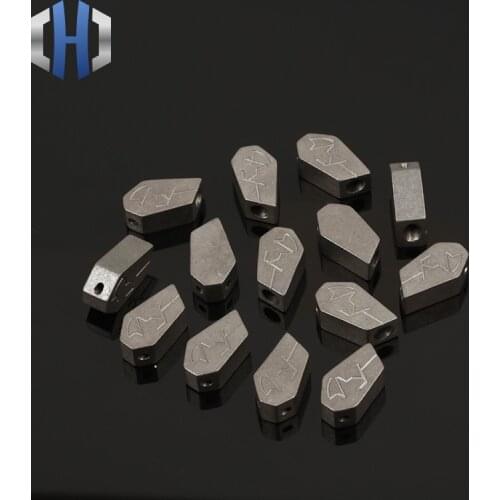 TC4 Titanium Alloy Pendant Pendant DIY Creative Titanium Material Pendant Accessories Knife Beads
