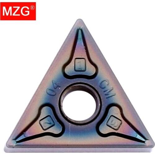 MZG 10pcs TNMG 160404 08 ZP1530 CNC Lathe Titanium Alloy Hard Steel Turning Boring Cutting MTFN MTUN Holder Carbide Insert