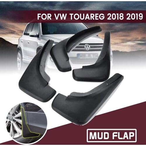 1 Set For VW Touareg 2018 2019 Front Rear Mud Flaps Mudguards for Fender Splash Guards Mud Flap Car Accessories
