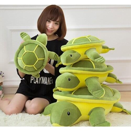1pc 40cm 50cm cartoon tortoise sea turtle funny soft plush doll hold pillow cushion creative stuffed toy girl romance gift