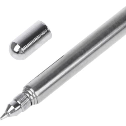 2 in 1 Pointer Telescopic Extendable Steel Ballpoint Pen Teaching Tool Magic Pen