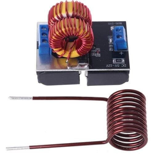 C1FB 120W DC 5V~12V Mini ZVS Induction Heating Board Flyback Driver Heater Coil DIY Heating Plate without Cooling Fan