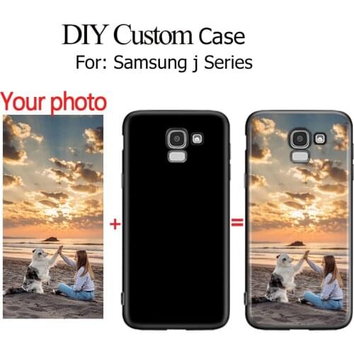 DIY Custom Personalized Silicone Cover for Samsung Galaxy J8 J2 J3 J4 J5 J6 J7 Plus Core 2018 2017 2016 Prime Duo Phone Case